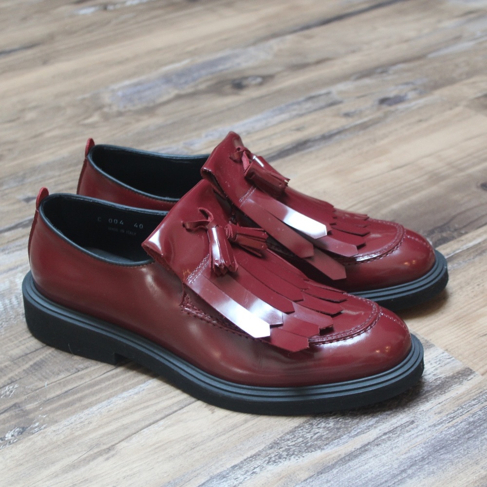 Bruno Bordese Red Men's Shoes - Size 40